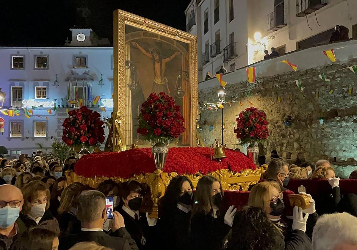 Procesión del Señor del Mármol, en una imagen de archivo.