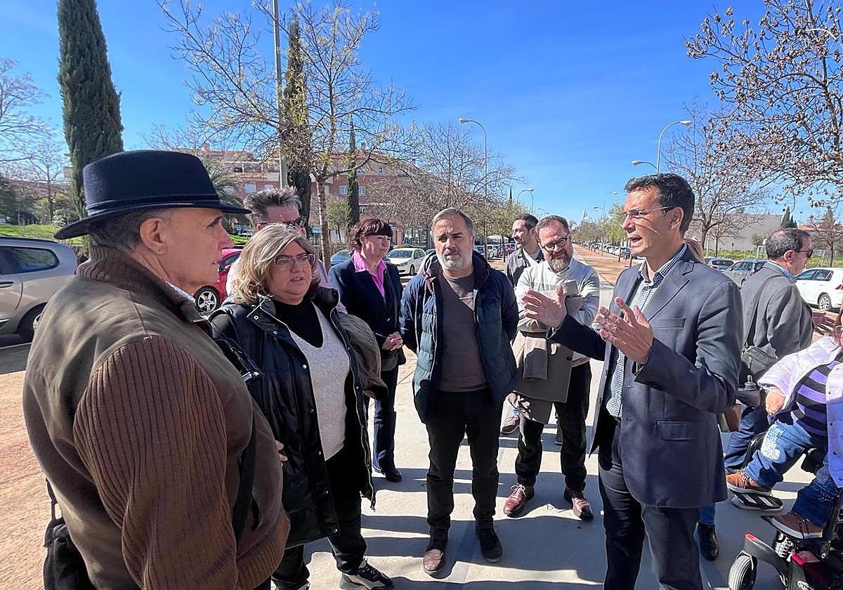 El PSOE exige a Carazo el arreglo del bulevar de Torre de la Pólvora