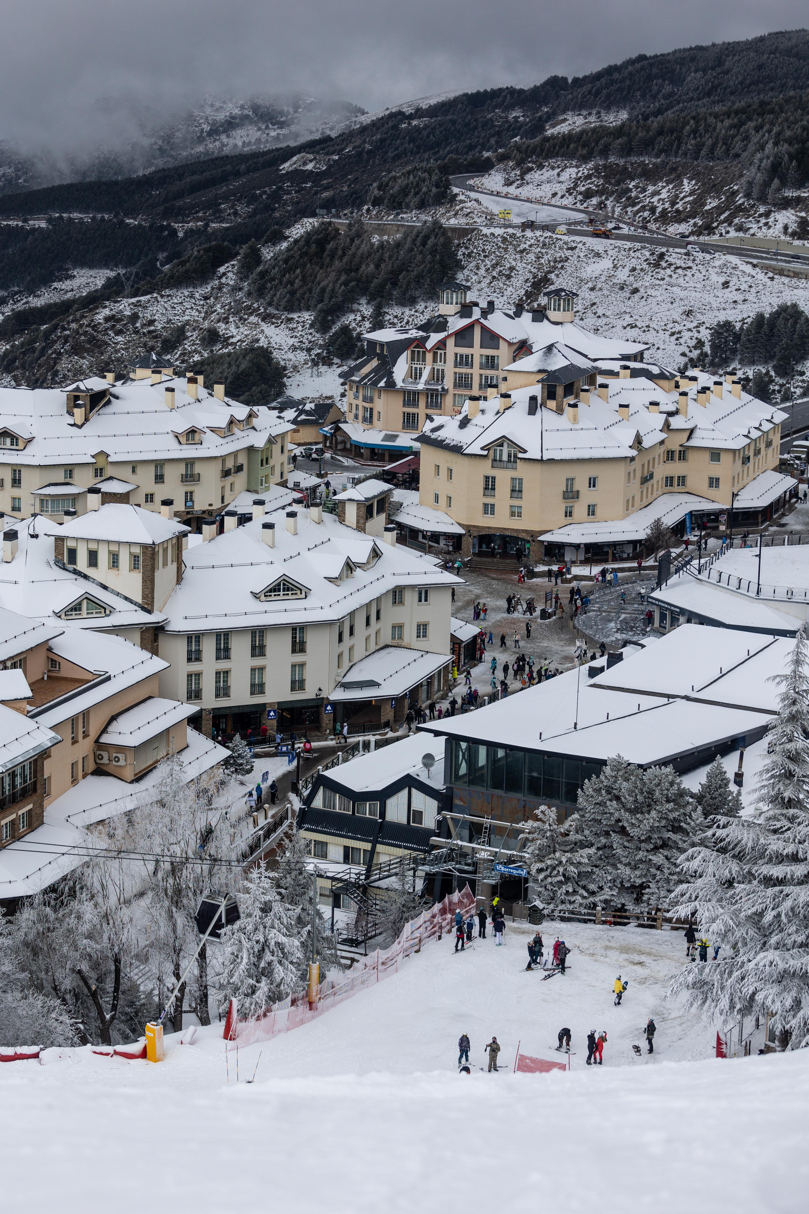 Las imágenes de la nieve de vuelta en Sierra Nevada