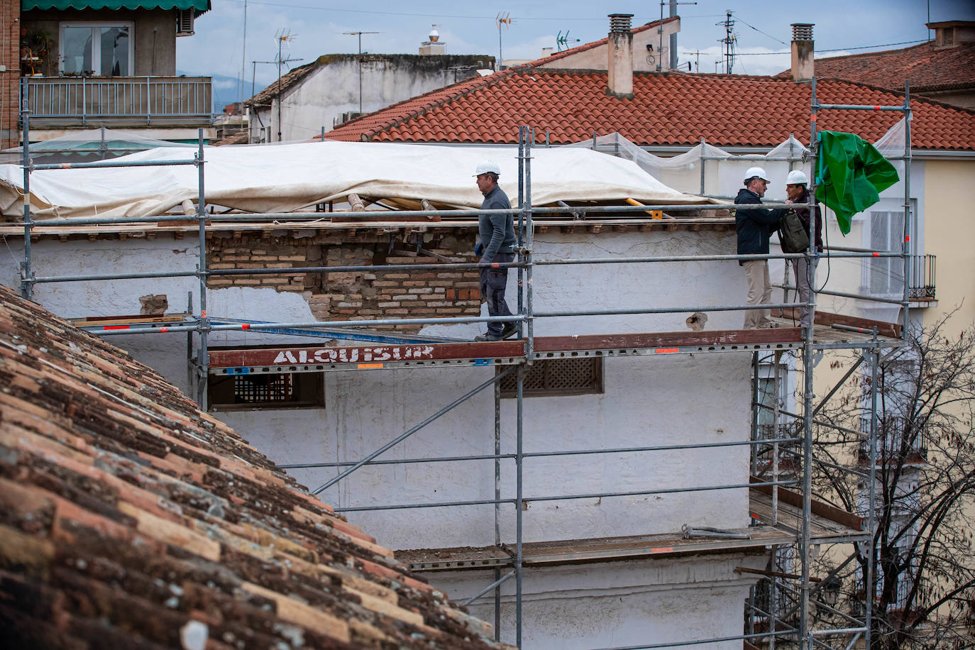 Imagen principal - Obras en el Convento de la Piedad. 