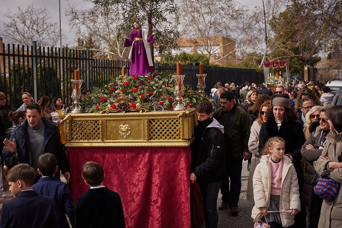 Las imágenes de la procesión infantil de los Salesianos