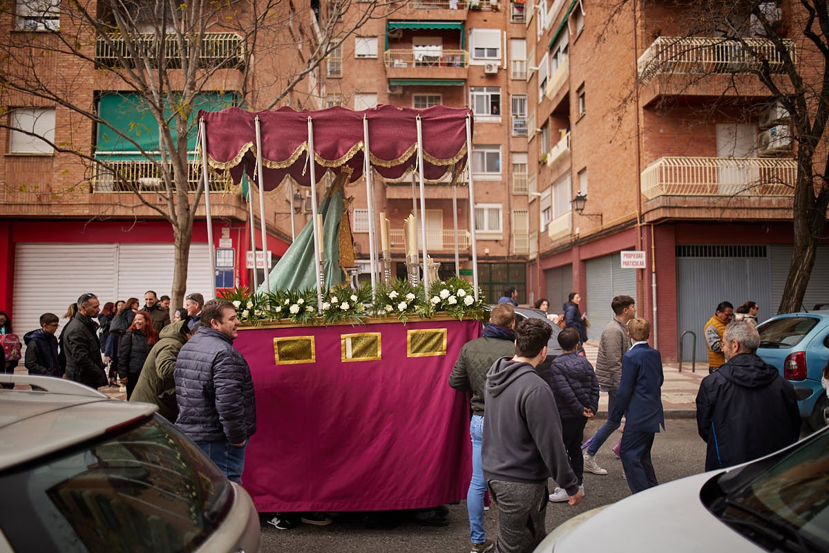 Las imágenes de la procesión infantil de los Salesianos