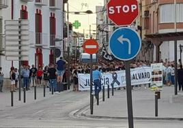 Manifestación por la muerte de Álvaro/.