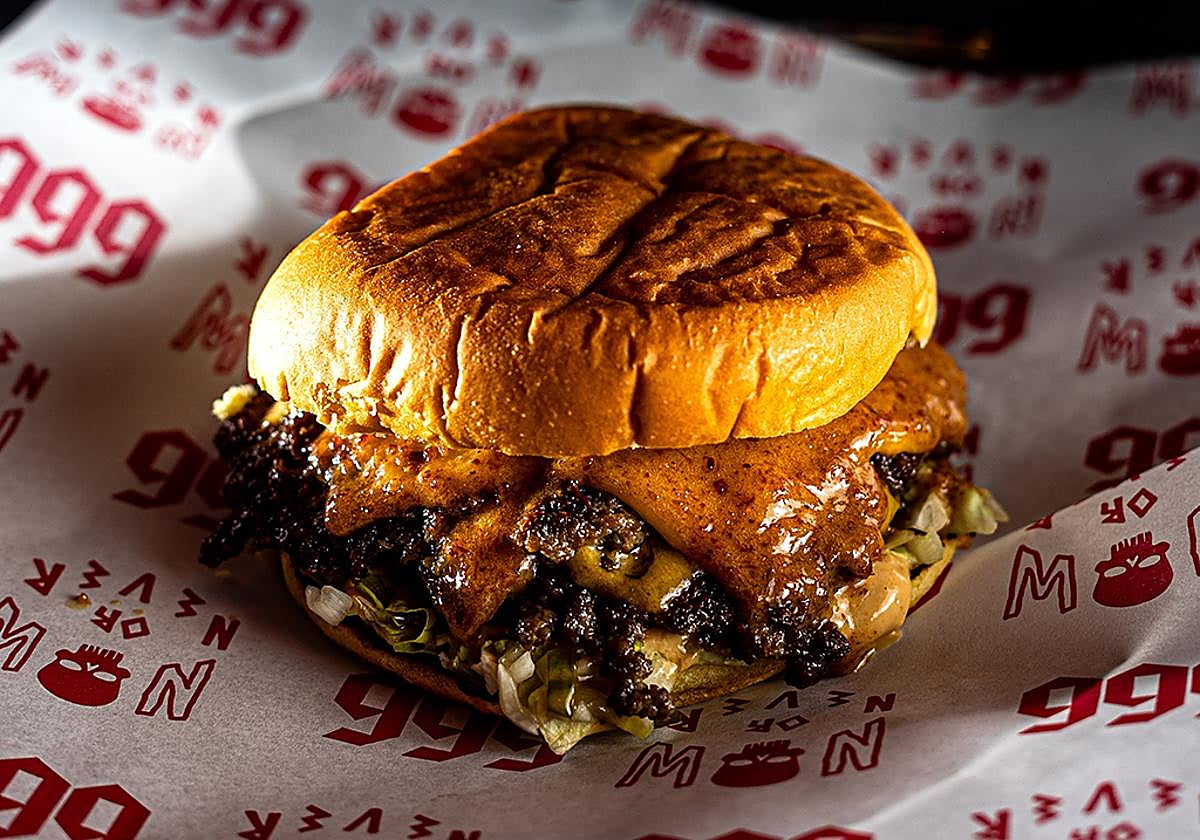 Hamburguesa de La Buena Muerte Burger.