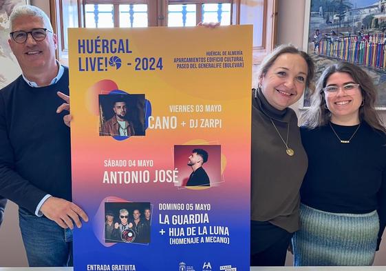 Cano, Antonio José, La Guardia y el tributo a Mecano 'Hija de la Luna', en la nueva edición de Huércal Live