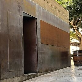 El antiguo Kiosco Oasis, en obras.