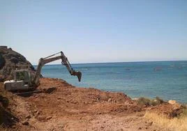 Imagen de archivo de unas obras en el Cabo de Gata.