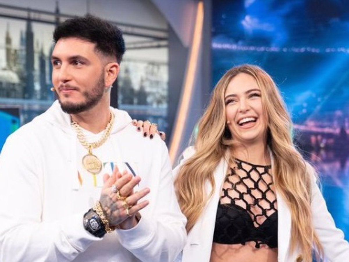 Ana Mena y Omar Montes, en una reciente aparición juntos en un programa de televisión