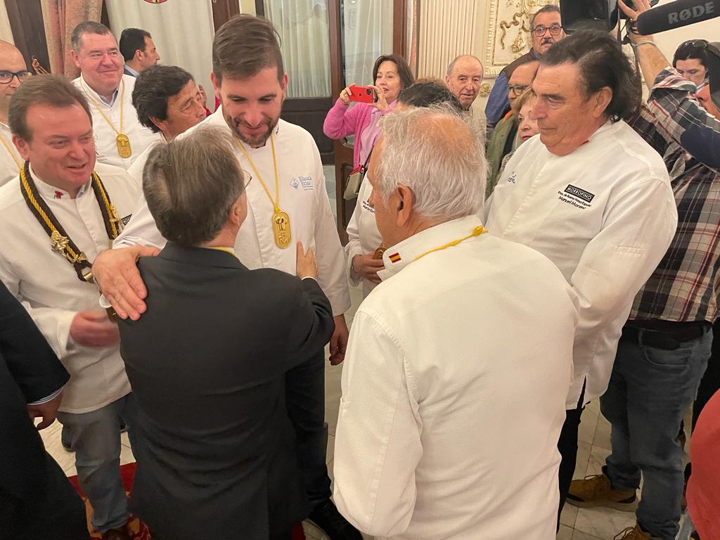 Patricio úbeda durante la celebración de la asamblea de la Asociación de Restaurantes Buena Mesa