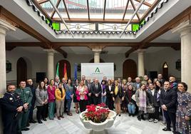 Acto con motivo del 8-m en la Delegación de Gobierno de la Junta en Jaén.