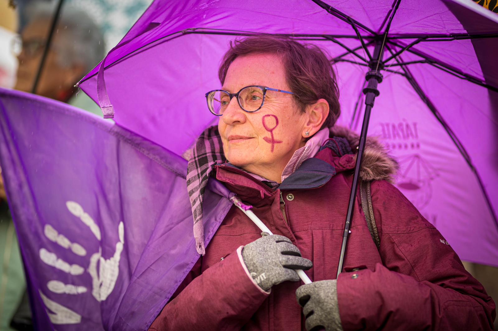 Las imágenes de la marea morada del 8M en Granada