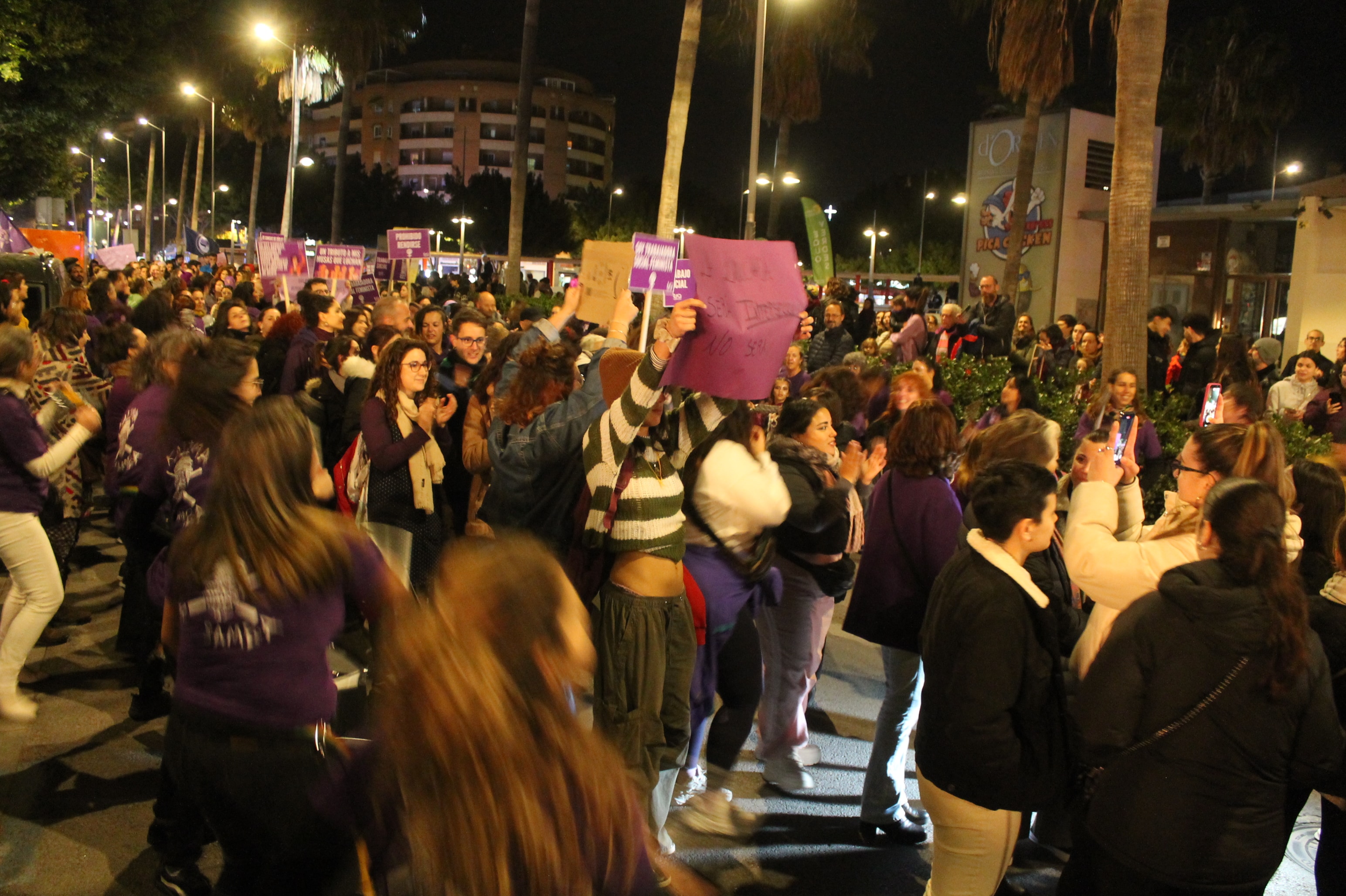 Almería, por la igualdad: «La calle, la noche, también son nuestras» | Ideal