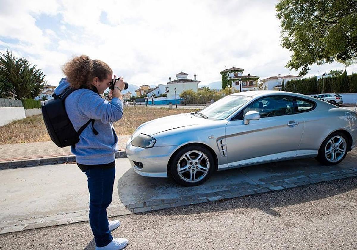 Coche del supuesto secuestrador de la concejala de Maracena.