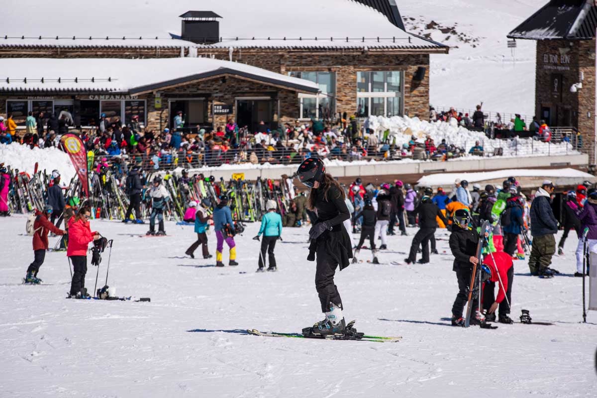 Las imágenes desde dentro de Sierra Nevada en su mejor temporada