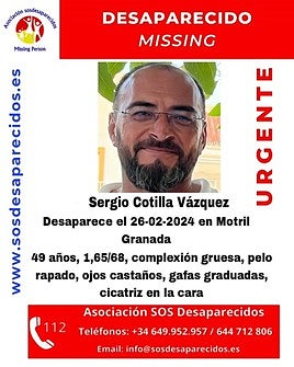 Alertan de la desaparición de un hombre en Motril