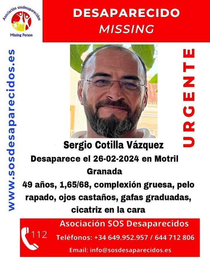 Alertan de la desaparición de un hombre en Motril