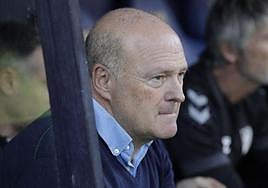 Pepe Mel, antes de un partido con el Málaga la temporada pasada.