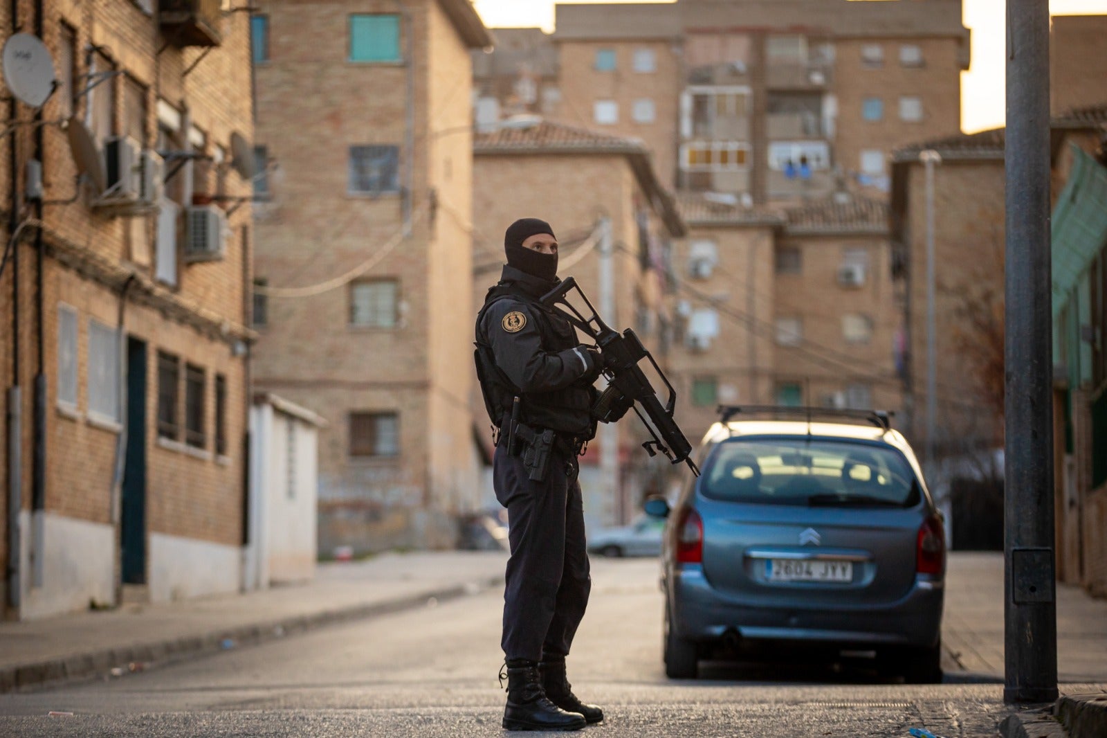 Las imágenes de la operación antidroga en la zona Norte de Granada