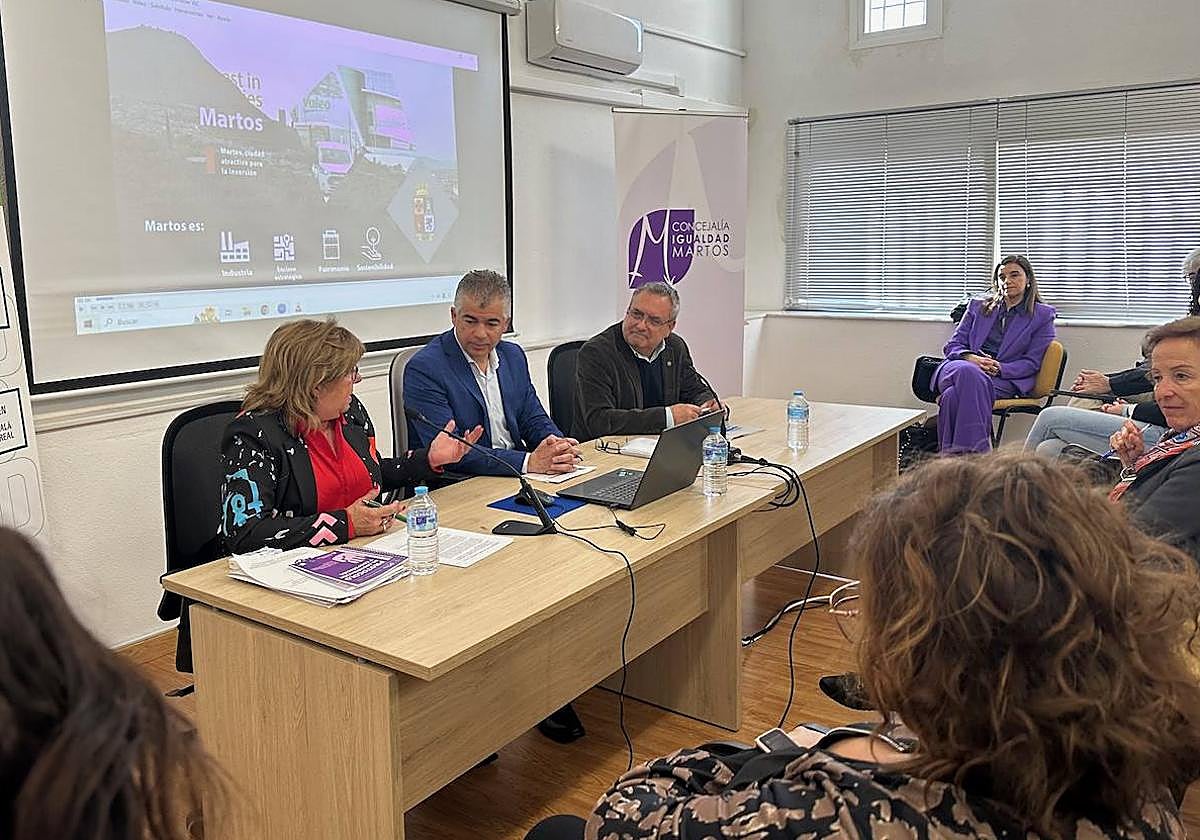 Inauguración de la jornada en Martos.