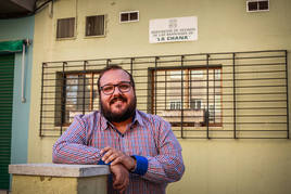 Sergio Ruiz, presidente de la asociación de vecinos del barrio granadino de la Chana.