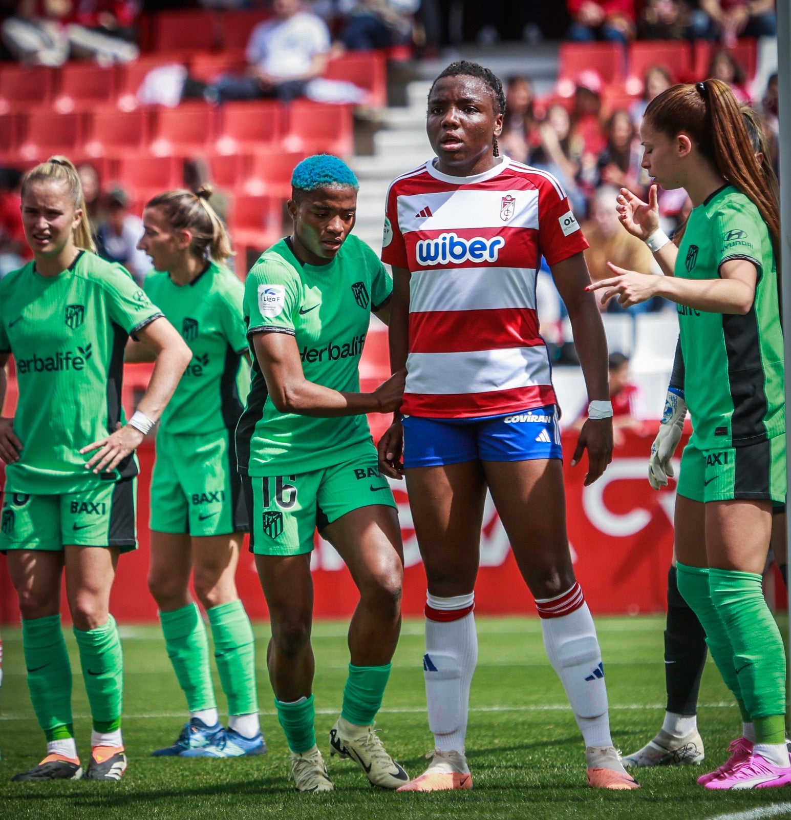 El Granada - Atlético de Madrid visto a pie de campo