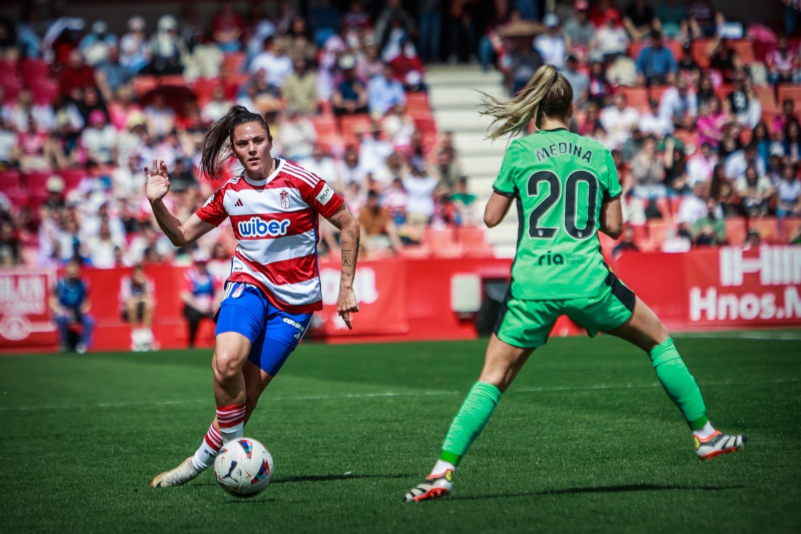 El Granada - Atlético de Madrid visto a pie de campo