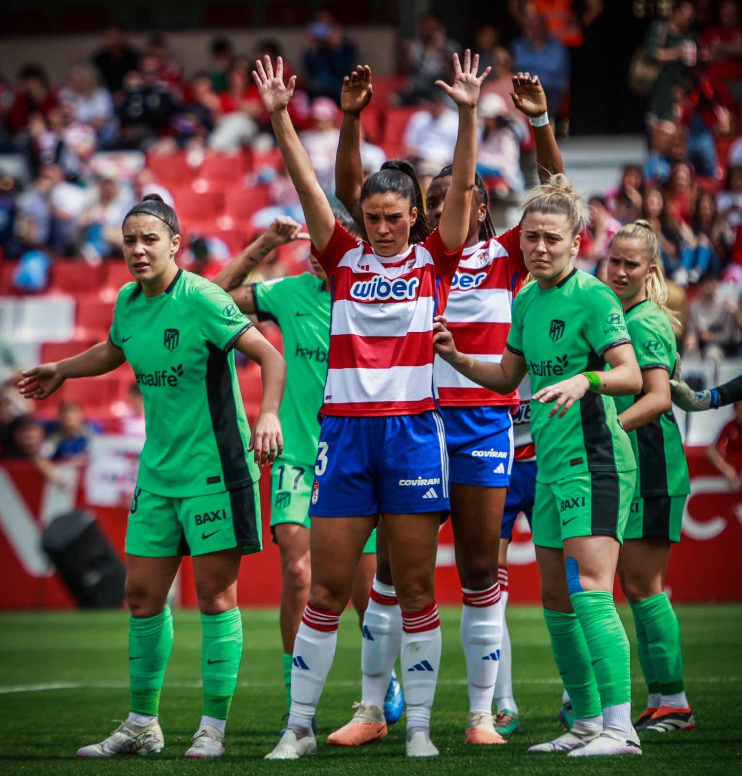 El Granada - Atlético de Madrid visto a pie de campo