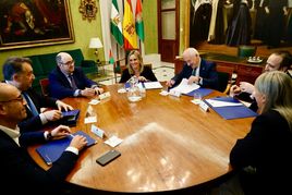 El Centro de Atención al Costalero, en su sede de San Matías desde el Domingo de Ramos