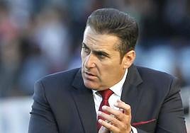 José Ramón Sandoval, durante su etapa al frente del Granada entre 2015 y 2016.