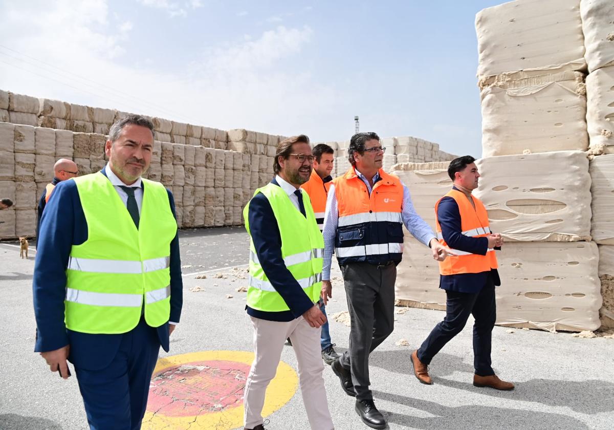 La Junta apoya en Fonelas a la empresa Cotton South, especializada en la producción de pasta de celulosa