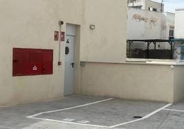 Una plaza de aparcamiento que, según la plataforma de compradores, no estaba en el proyecto inicial