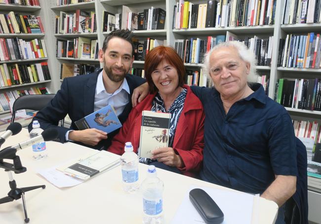 Gerardo Rodríguez Salas, Teresa Gómez y Jesús Amaya, ayer en Picasso.