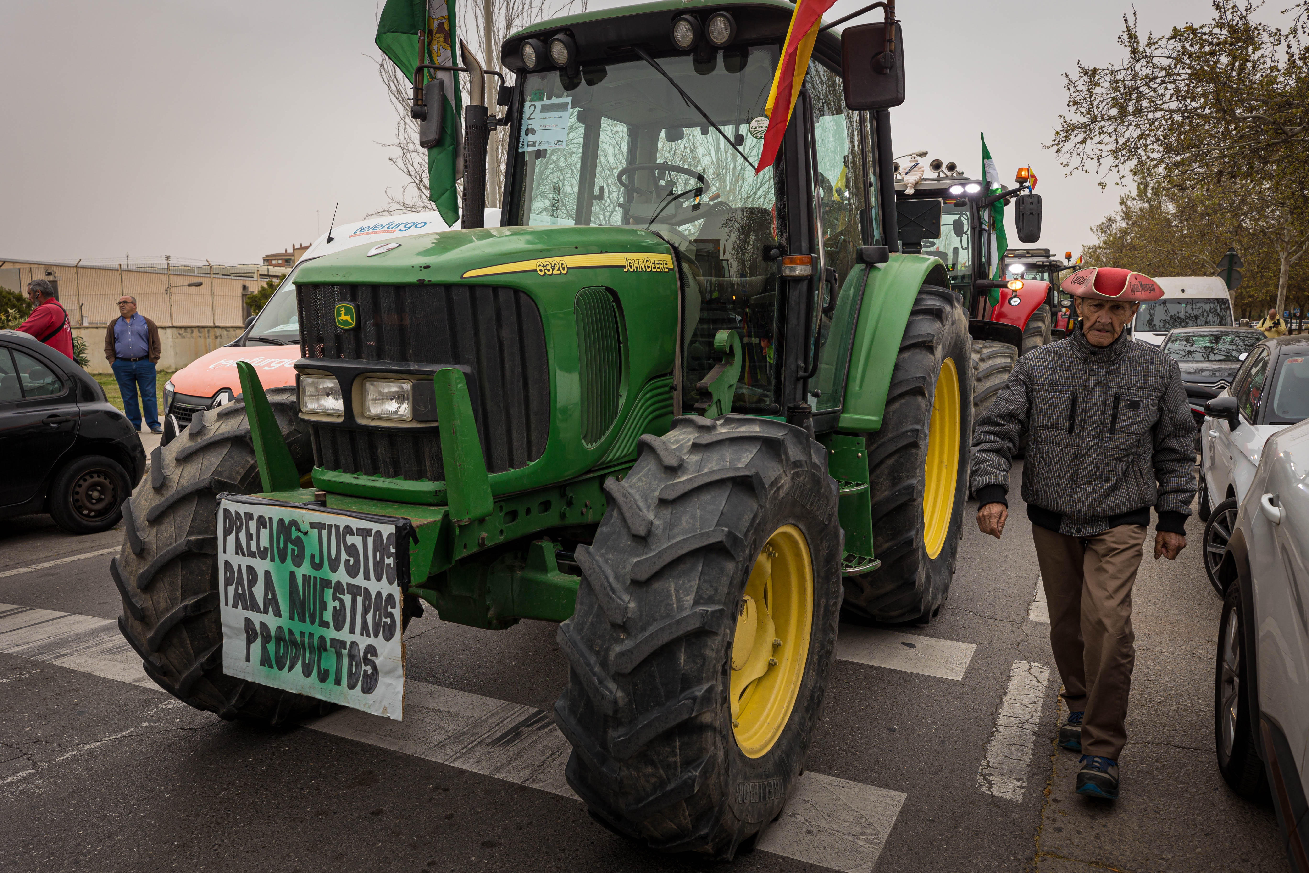 La tractorada de Granada, en imágenes