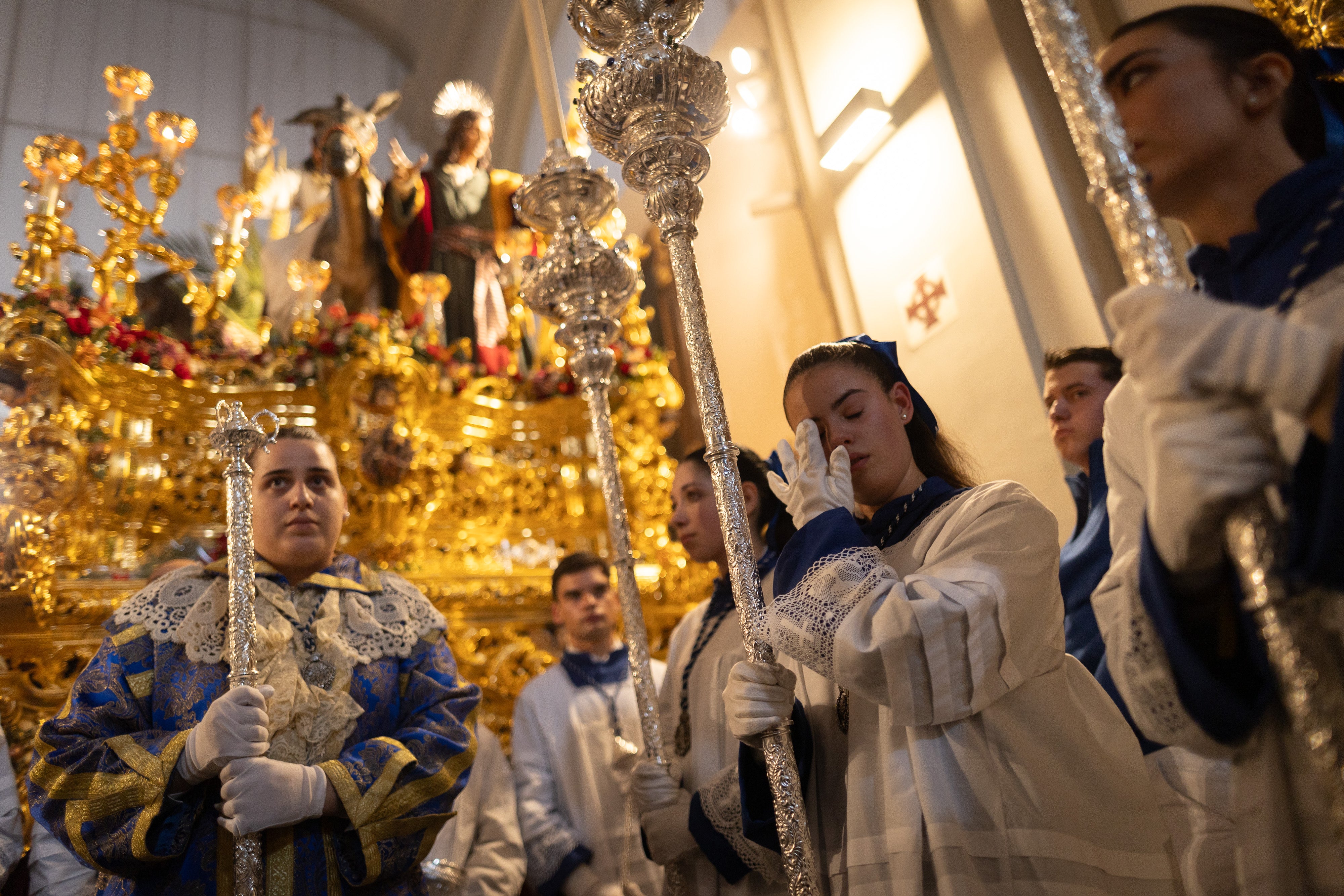 Las imágenes más íntimas y sorprendentes del Domingo de Ramos en Granada