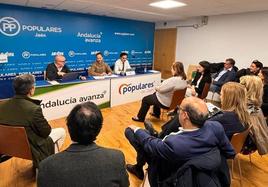 Reunión de coordinación del PP provincial y el grupo municipal de la capital.