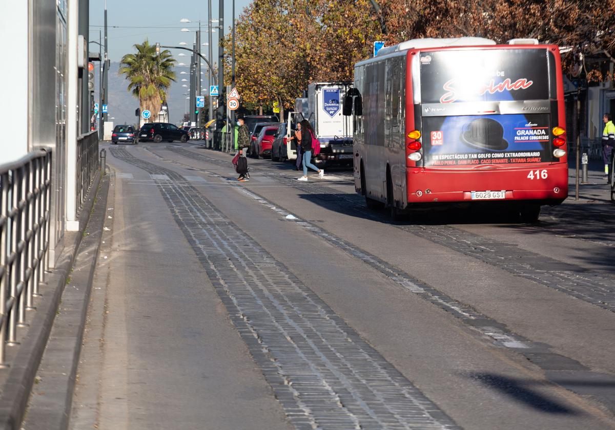 Avenida Juan Pablo II, donde encontraron al hombre fallecido