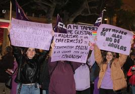 Participantes en las manifestaciones del 8 de marzo de Almería.