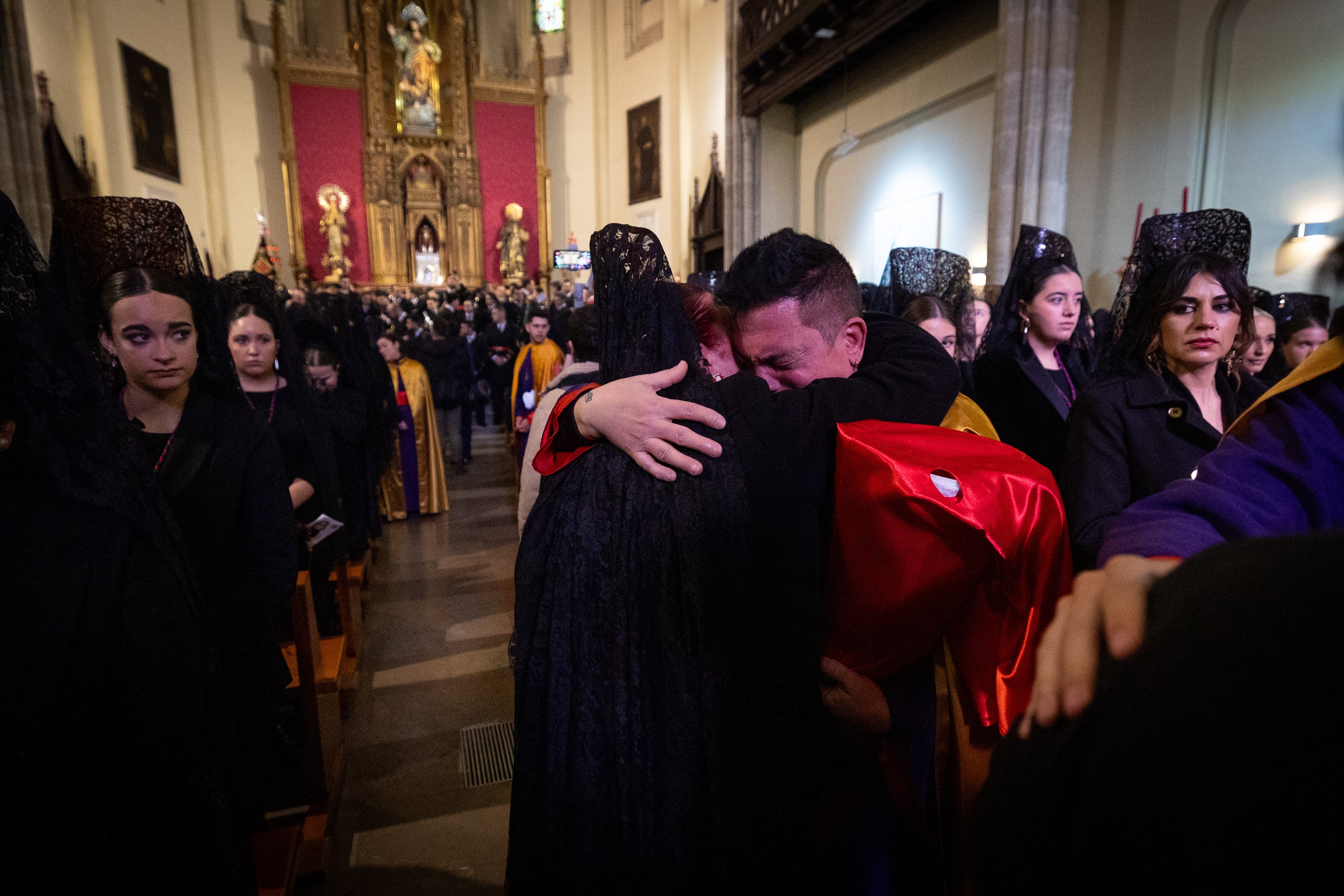 El Miércoles Santo oculto de Granada, en imágenes