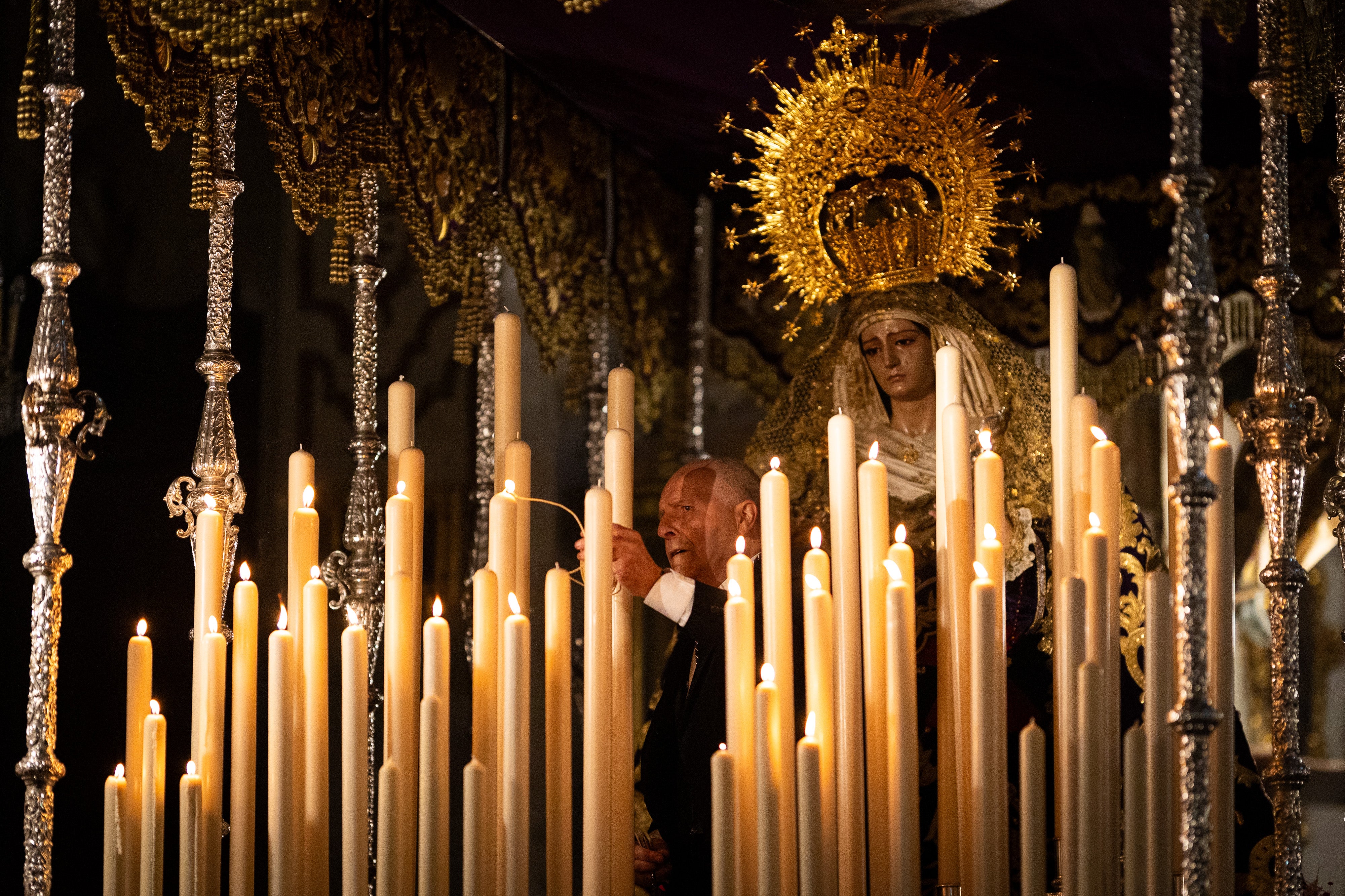 El Miércoles Santo oculto de Granada, en imágenes