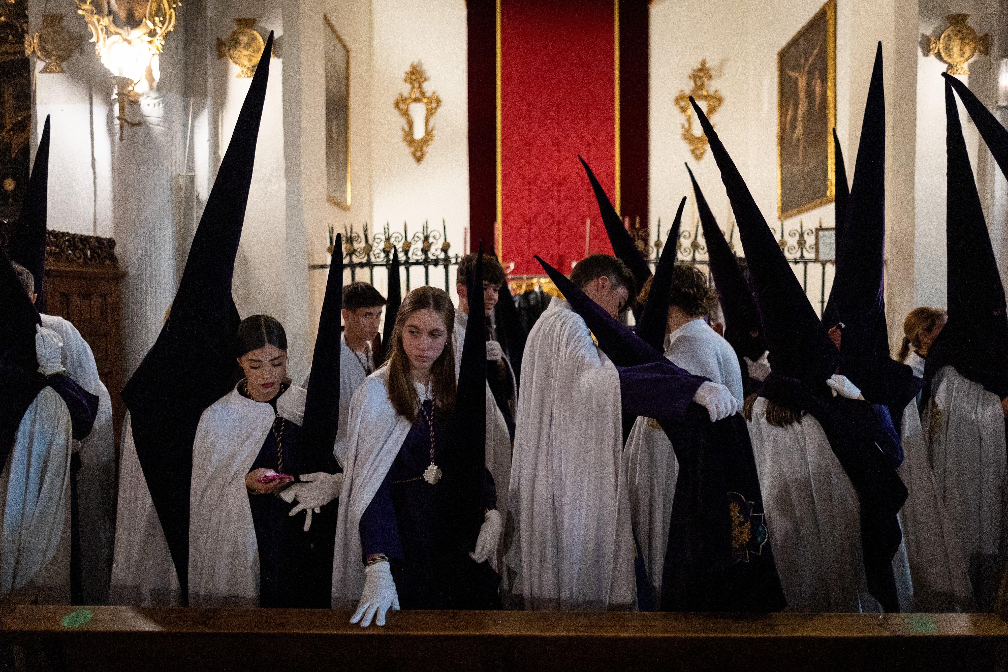 El Miércoles Santo oculto de Granada, en imágenes