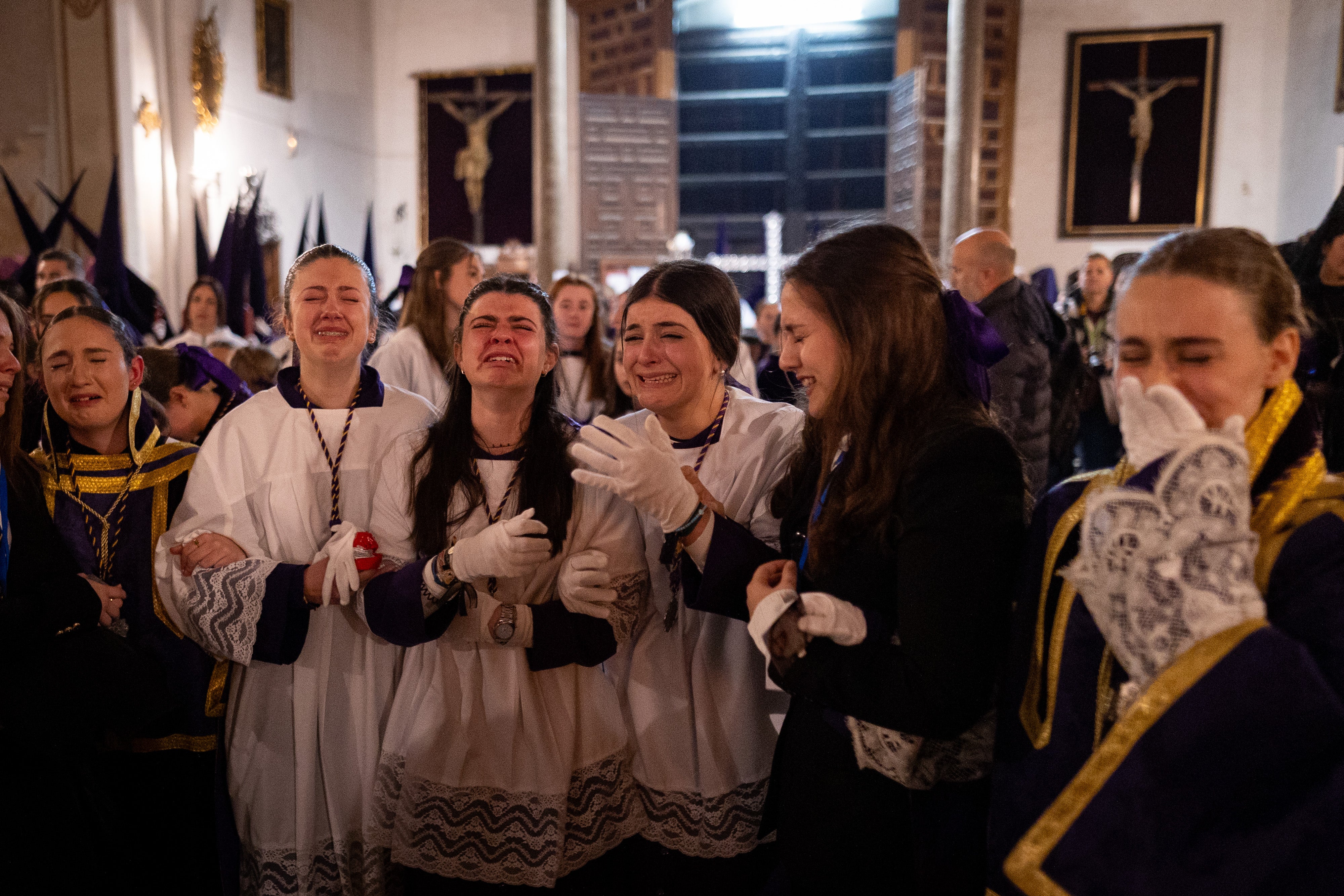 El Miércoles Santo oculto de Granada, en imágenes