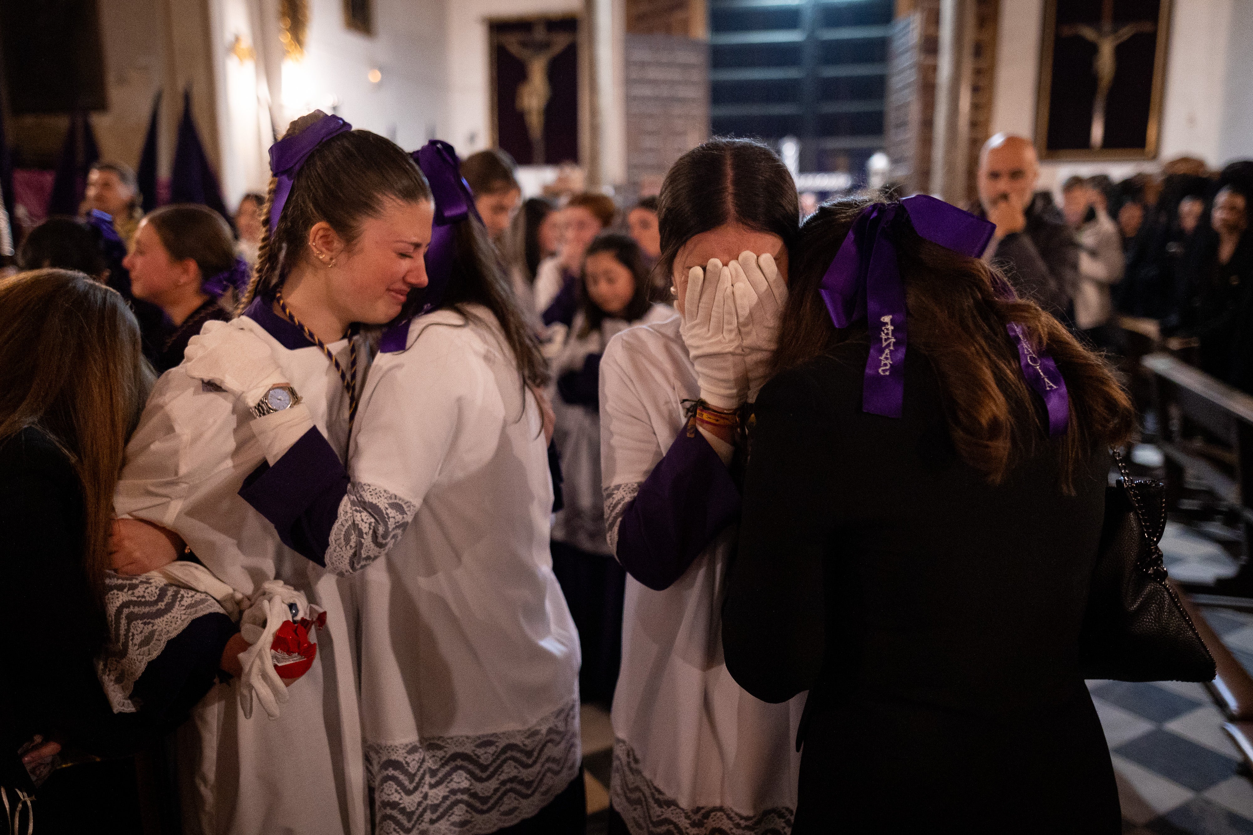 El Miércoles Santo oculto de Granada, en imágenes