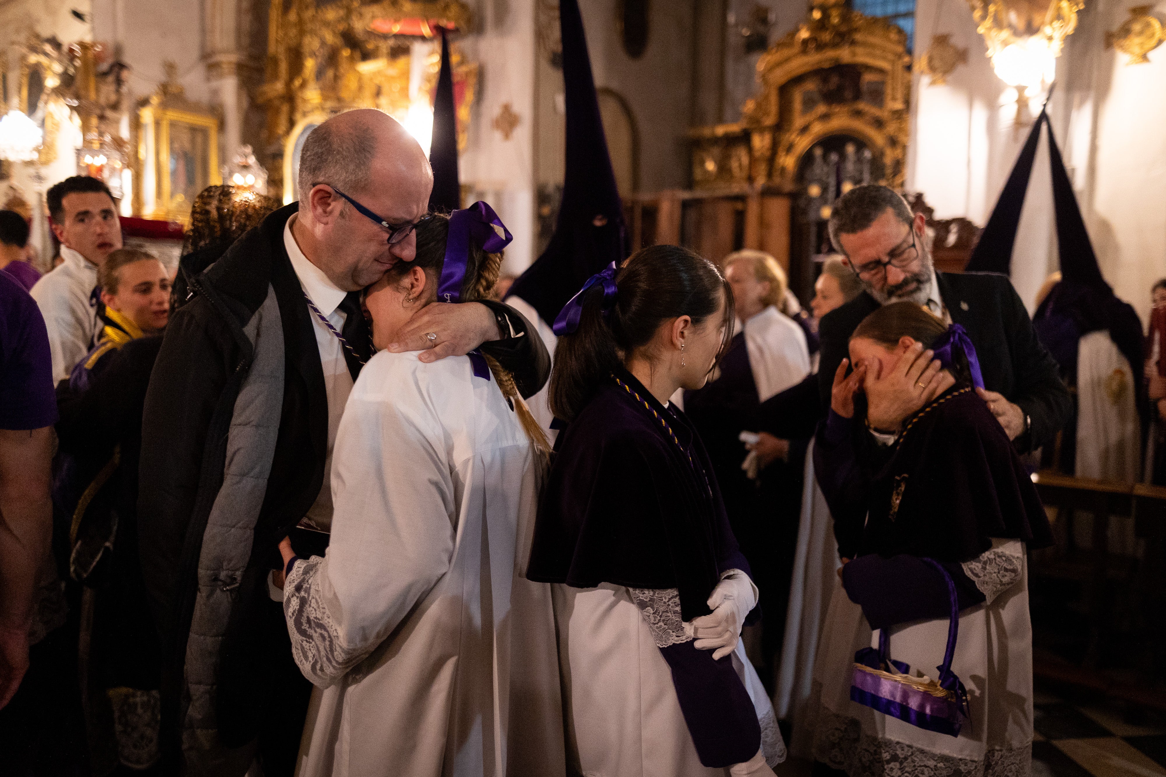 El Miércoles Santo oculto de Granada, en imágenes