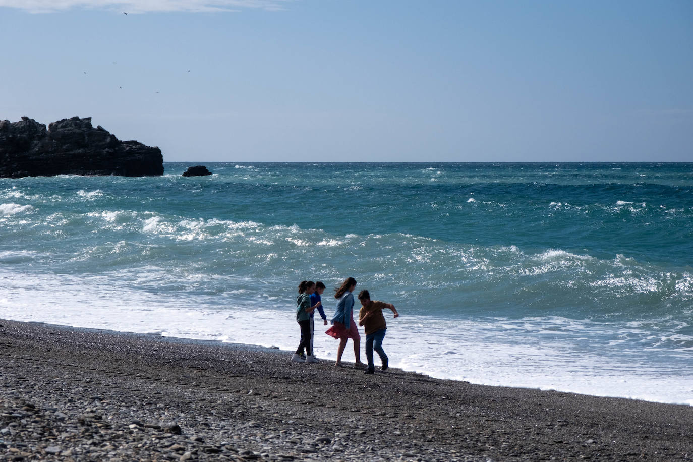 Temporal en Almuñécar.
