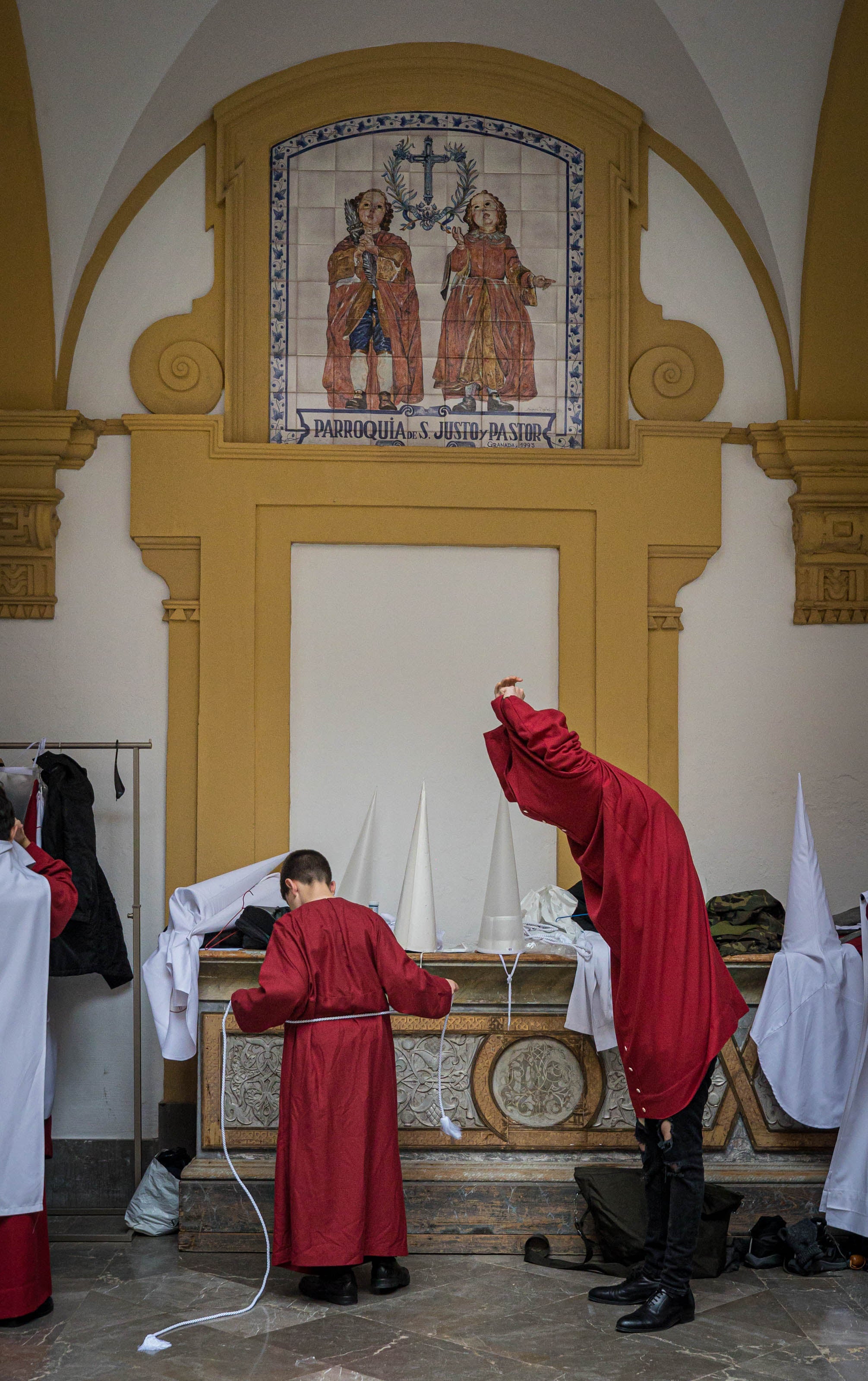 El Miércoles Santo oculto de Granada, en imágenes