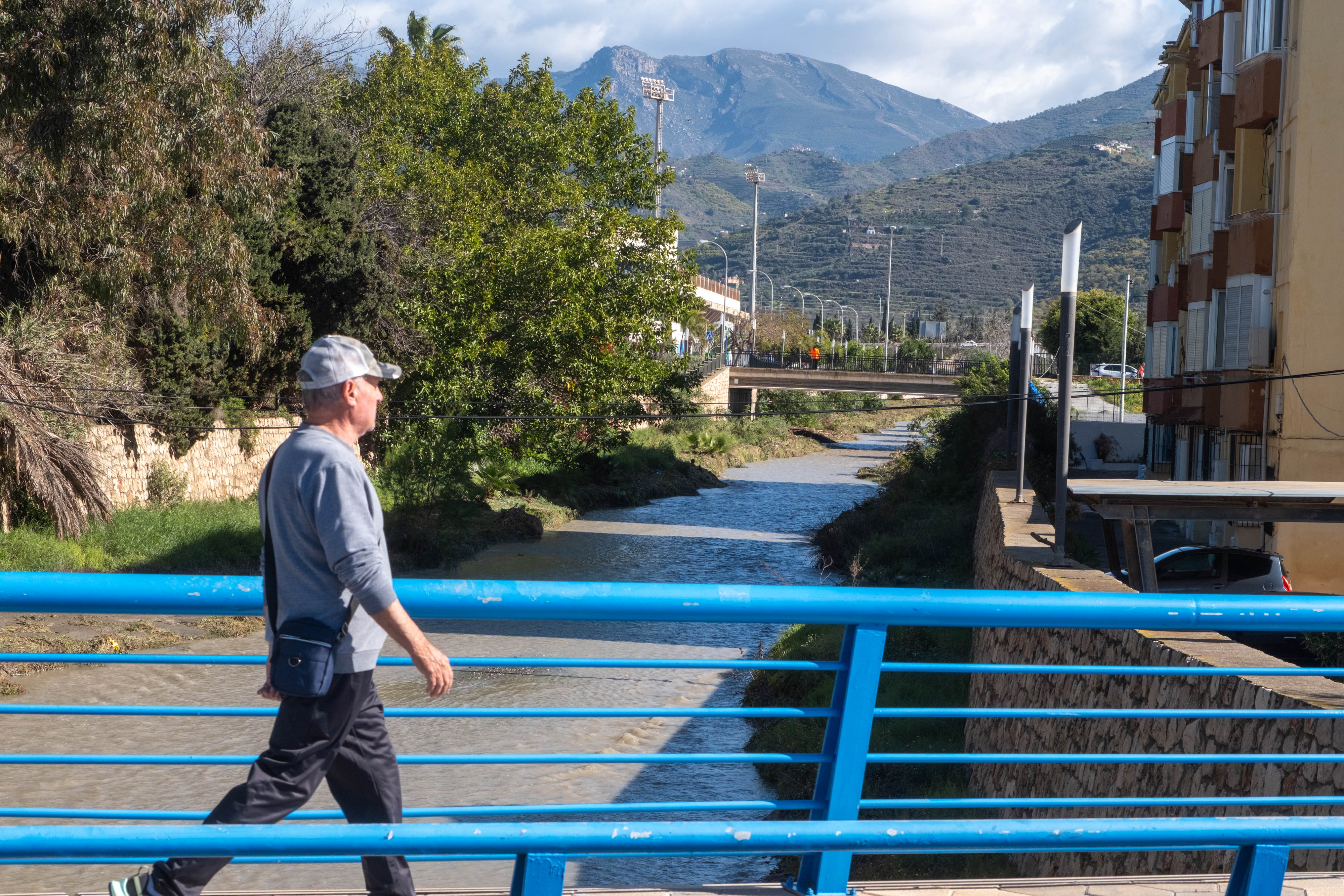 Así luce el Río Verde en Almuñécar tras las últimas lluvias