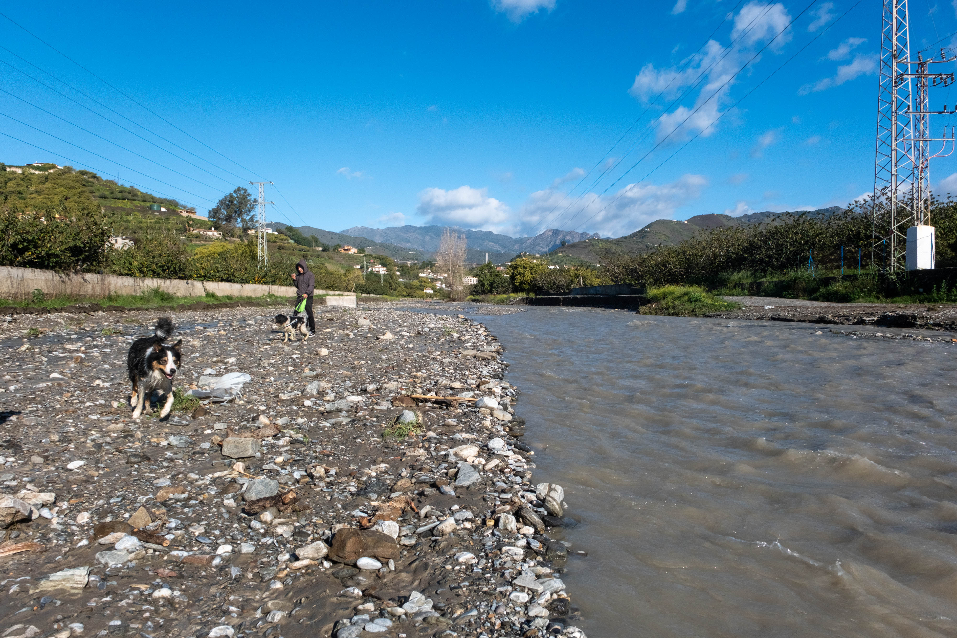 Así luce el Río Verde en Almuñécar tras las últimas lluvias