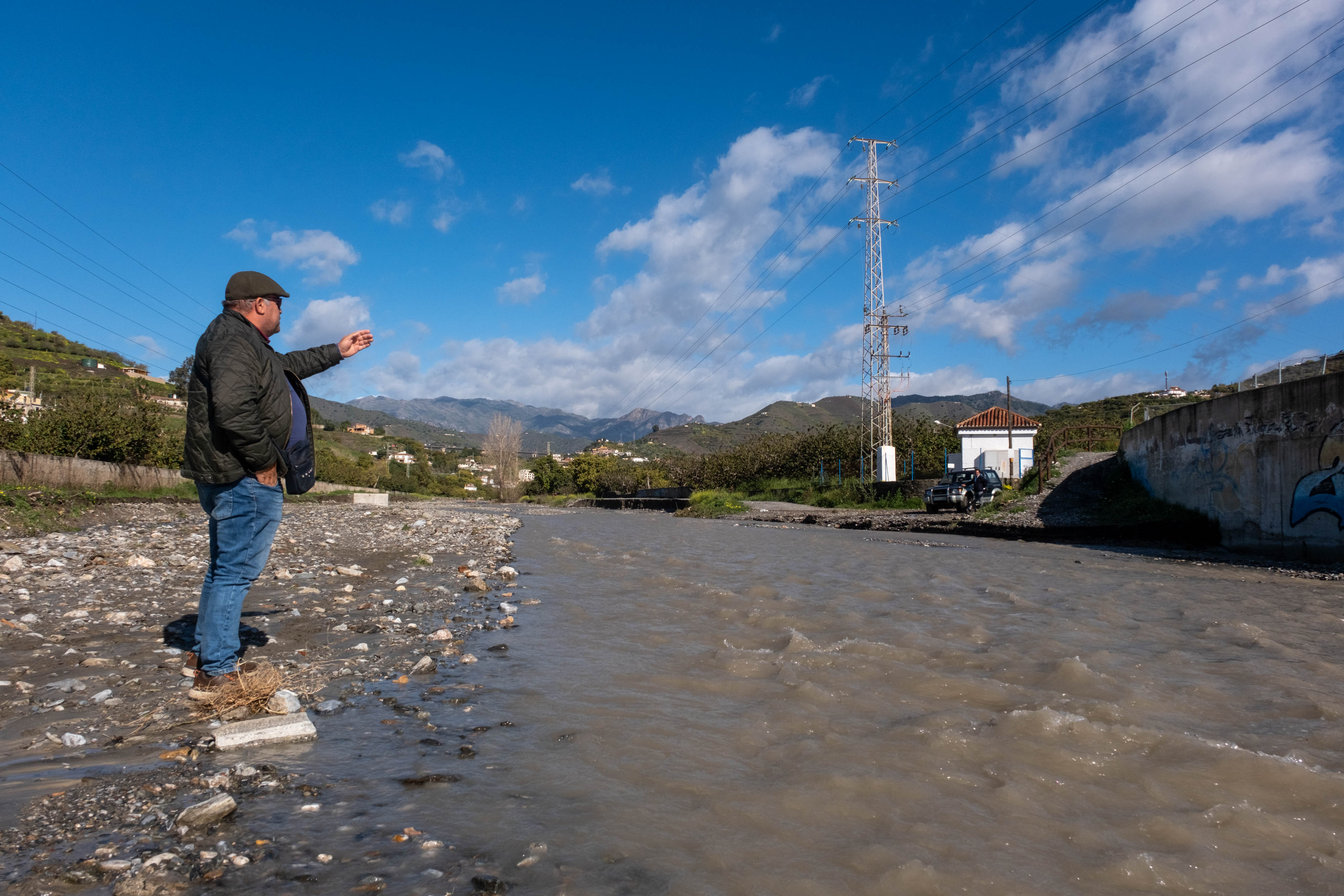 Así luce el Río Verde en Almuñécar tras las últimas lluvias