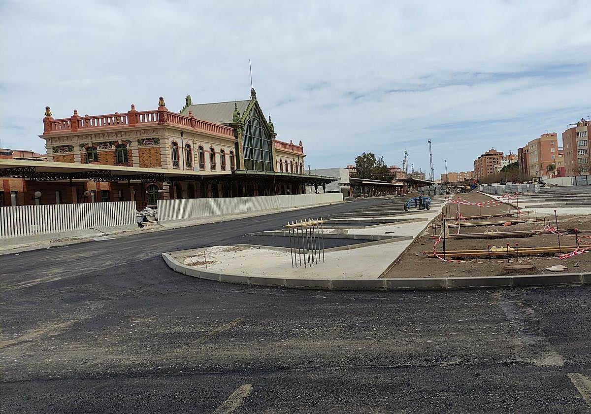 La estación provisional de buses entrará en uso en el mes de junio