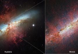 La UGR estudia la galaxia de 'alta velocidad' que crea estrellas nuevas a un ritmo 10 veces mayor que la Vía Láctea